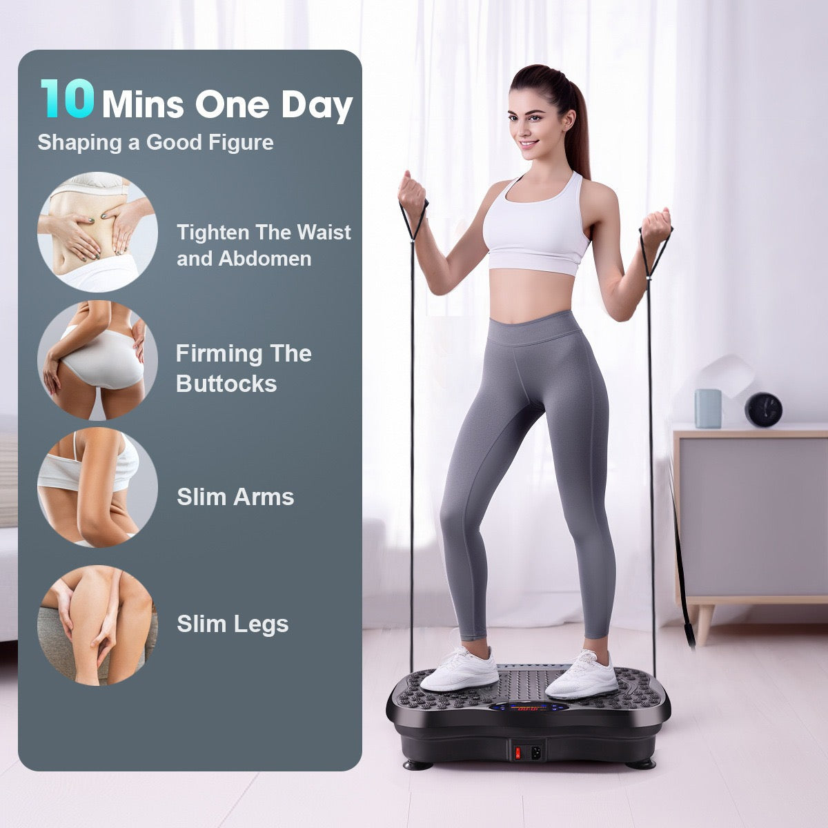 Pro Vibration Plate – Whole-Body Vibration Therapy for Weight Loss & Muscle Recovery (UK Stock)"
