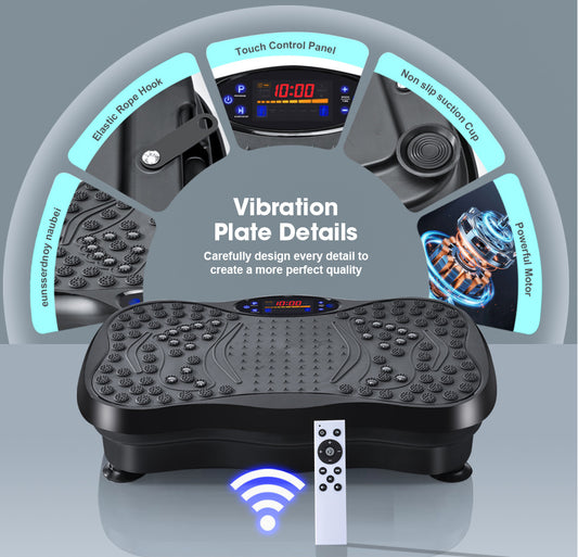Pro Vibration Plate – Whole-Body Vibration Therapy for Weight Loss & Muscle Recovery (UK Stock)"