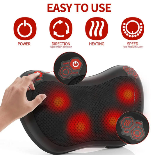 Flexora Pro Massager – UK's Best-Selling Massager – Heated Back Pain Relief for Drivers