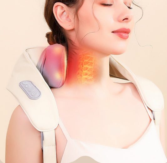 Flexora Neck Relief Pro – Instant Neck Pain Relief – 4D Shiatsu Massager with Heat
